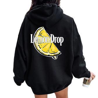 Lemon Drop For Women Women Oversized Hoodie Back Print - Thegiftio UK