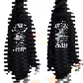 The Math Ain't Mathin Cute Show Your Work Math Teacher Women Oversized Hoodie Back Print | Seseable FR