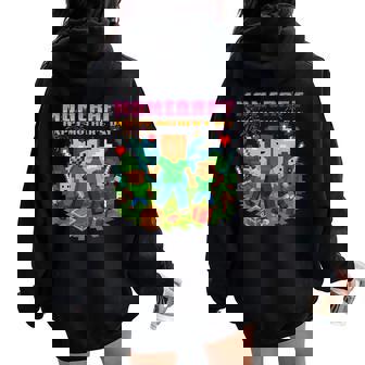 Momcraft Gamer Happy Mother Day Women Oversized Hoodie Back Print | Mazezy