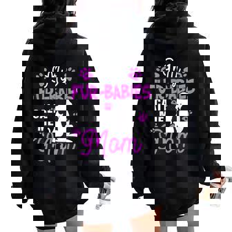 My Fur-Babies Call Me Mom Dog Cat Lover Mother Father Day Women Oversized Hoodie Back Print | Mazezy