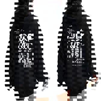 Girl Loves Diesel メカニックシャツ 面白いバレンタインデーギフト レディース オーバーサイズ パーカー バックプリント - Kawaiitshirt