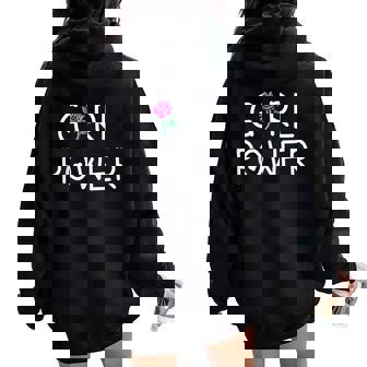 Girl Power Es Fuertes E Independientes Igualdad Chicas Women Oversized Hoodie Back Print - Regaloses