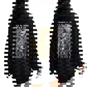 Girl Will Be Girls Medusa Feminist Girl Women Oversized Hoodie Back Print - Thegiftio