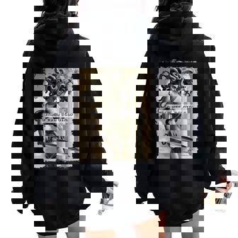 Girl Will Be Girls Medusa Women Oversized Hoodie Back Print | Mazezy