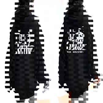 The Girlfather Dad Of Girls Father's Day Daddy Papa Women Oversized Hoodie Back Print | Mazezy