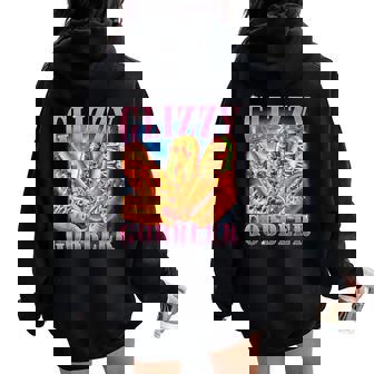 Glizzy Gobbler Meme Hilarious Hot Dog Glizzy Lovers Women Women Oversized Hoodie Back Print | Mazezy