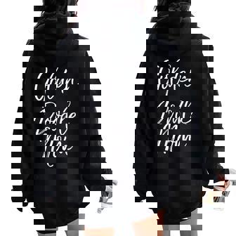 Goldendoodle Poodle Mother's Day Cute Golden Doodle Mom Women Oversized Hoodie Back Print - Thegiftio