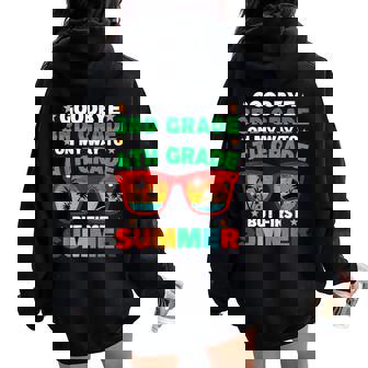 Goodbye 3Rd Grade First Summer Graduation Last Day Boys Women Oversized Hoodie Back Print - Thegiftio UK