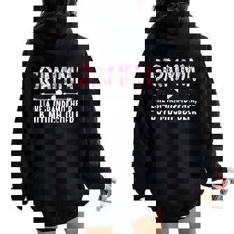 Gramma Definition Gramma Grandma Gramma Grandmother Women Oversized Hoodie Back Print | Mazezy