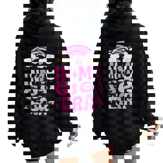 Groovy In My Gigi Era Mom Grandma Women Oversized Hoodie Back Print | Mazezy