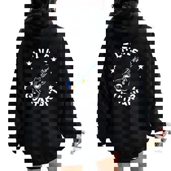 Guitare Acoustique Enfant Guitariste Garçon Fille Petit Guitariste Sweat à capuche oversize pour femme avec imprimé dans le dos - Cadeauxyz