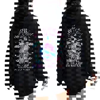 Gulf Of Mexico Estd 1550 Turtle Be Salty And Resist Women Oversized Hoodie Back Print | Mazezy