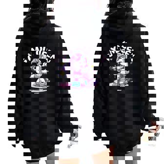 Gym Queen Unicornio Cool Fitness Entrenamiento Es Lindas Women Oversized Hoodie Back Print - Regaloses