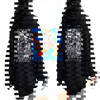 Honduran Flag Copan Honduras Trip Family Vacation Women Women Oversized Hoodie Back Print - Thegiftio