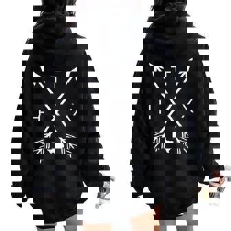 Htx Houston Women レディース オーバーサイズ パーカー バックプリント - Kawaiitshirt