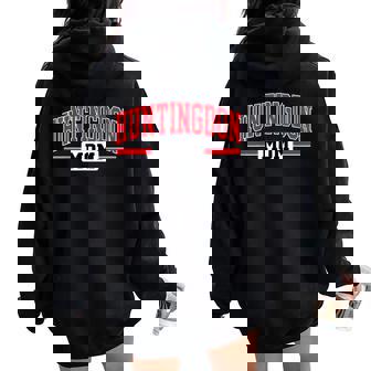 Huntingdon College Mom Mother's Day Family Vintage Mother Women Oversized Hoodie Back Print | Mazezy