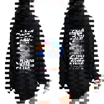 Husband And Wife Cruise 2025 Matching Couple Outfits Women Oversized Hoodie Back Print - Thegiftio