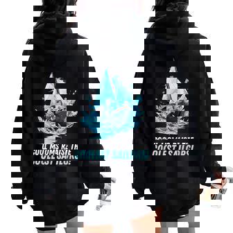 Iceailing Mom ¡Las Mamás Geniales Crían A Los Marineros Más Geniales Women Oversized Hoodie Back Print - Regaloses