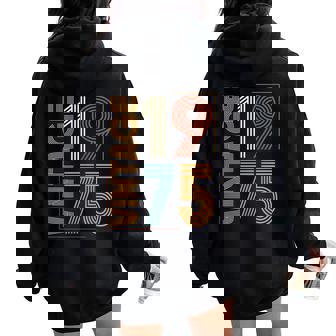 Intage De 1975 Para Edición Limitada In Mangas Women Oversized Hoodie Back Print - Regaloses