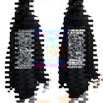 Italian-Brainrot Ai Genarated Animals Gen Z Youth Women Oversized Hoodie Back Print - Thegiftio UK