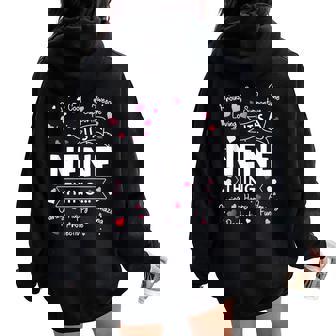 It's A Nene Thing Sayings Cute Grandma Women Oversized Hoodie Back Print - Seseable