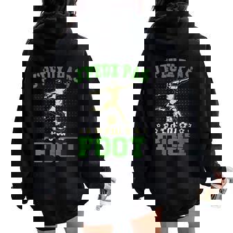 Je Peux Pas J'ai Foot Enfant Maillot Foot Enfant Sweat à capuche oversize pour femme avec imprimé dans le dos - Cadeauxyz