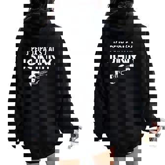 Je Peux Pas J'ai Johnny France Rock Passion Homme Et Sweat à capuche oversize pour femme avec imprimé dans le dos - Cadeauxyz