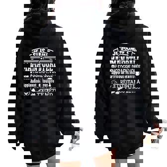 Jeuis Une Maman Football Sweat à capuche oversize pour femme avec imprimé dans le dos - Cadeauxyz