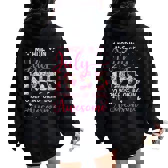 Julio 1955 Cool Regalo Cumpleaños 70 Años Para Es Cuello Women Oversized Hoodie Back Print - Regaloses