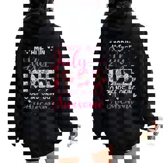 Julio 1955 Cool Regalo Cumpleaños 70 Años Para Es Women Oversized Hoodie Back Print - Regaloses