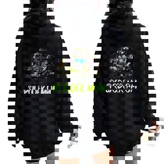 Jumping Spider Mom Spooder Mom Pet Spider Women Oversized Hoodie Back Print | Mazezy
