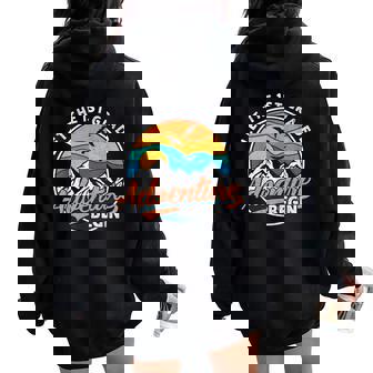 Let The 1St Grade Adventure Begin Back To School First Grade Women Oversized Hoodie Back Print | Mazezy