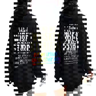 Like My Whiskeytraight Friends Lgbtq Gay Pride Proud Ally レディース オーバーサイズ パーカー バックプリント - Kawaiitshirt