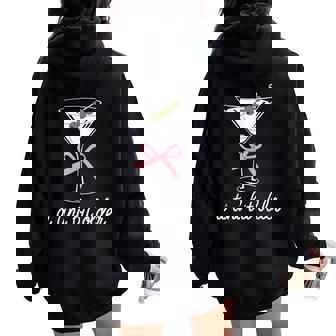 A Little Bit Older Birthday Saying Martini Drink Women Women Oversized Hoodie Back Print - Thegiftio UK