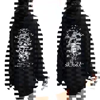 Making Hard Since 700 BC Feminist Medusa Ancient Women Oversized Hoodie Back Print | Mazezy