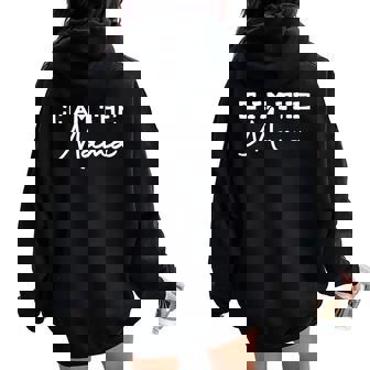 I Am The Mama Mother's Day Boy Mom Girl Mom Humor Joke Women Oversized Hoodie Back Print | Mazezy