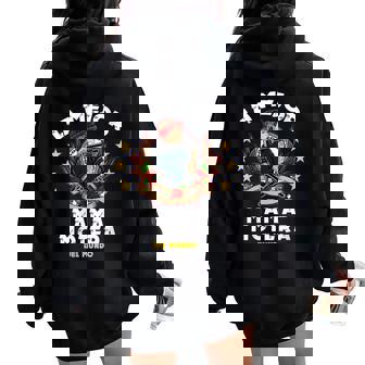 Mama Motera Intage Cuello Women Oversized Hoodie Back Print - Regaloses