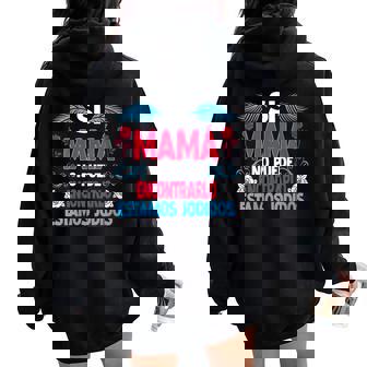 I Mamá No Puede Encontrarlo Día De La Madre Mamá Abuela Cuello Women Oversized Hoodie Back Print - Regaloses