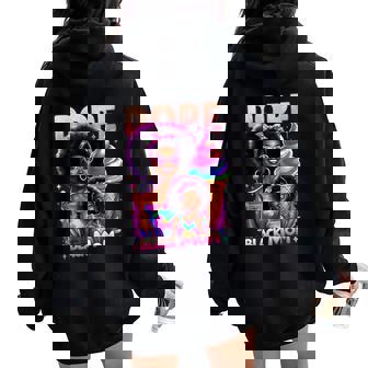Melanin Mama Dope Black Mom Afro Queen African Women Oversized Hoodie Back Print | Mazezy