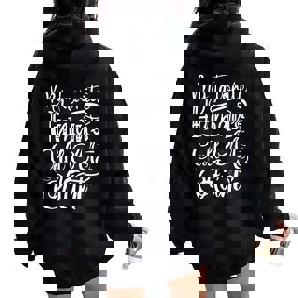 Mis Humanos Favoritos Me Llaman Tía Familia Hermana Tía Women Oversized Hoodie Back Print - Regaloses