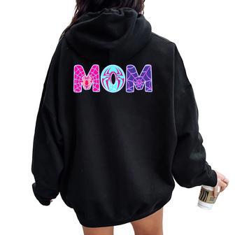 Mom Spider Mom Mother's Day Family Birthday Women Oversized Hoodie Back Print - Seseable