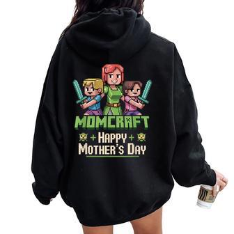 Momcraft Happy Mother's Day Women Women Oversized Hoodie Back Print - Thegiftio UK
