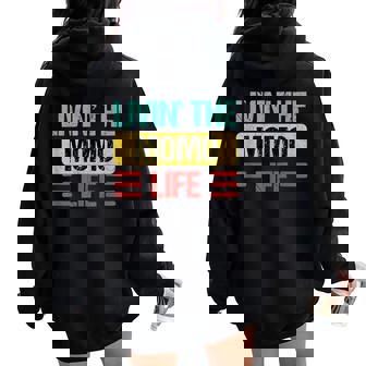 Momo 桃 レディース オーバーサイズ パーカー バックプリント - Kawaiitshirt