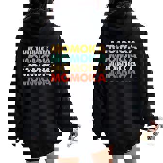 Momoka 桃花 レディース オーバーサイズ パーカー バックプリント - Kawaiitshirt