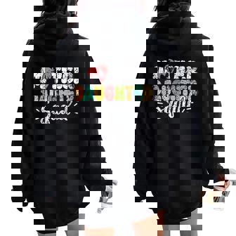 Mother Daughter Squad Matching Mom Mother Daughter Mommy Women Oversized Hoodie Back Print | Mazezy