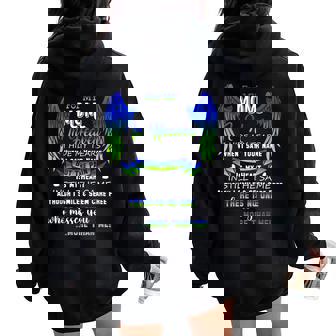 Mother's Day Father's Day For My Mom In Heaven I Hide My Tears When I Say Your Name Small Black Women Oversized Hoodie Back Print | Mazezy