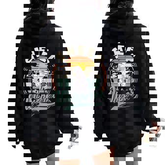 Moutons Drôle De Ferme Amour Des Animaux Sweat à capuche oversize pour femme avec imprimé dans le dos - Cadeauxyz
