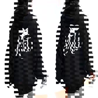 Mutti Love – I Love My Mommy – Mother Mama Mammi Mommy Mom Women Oversized Hoodie Back Print - Thegiftio