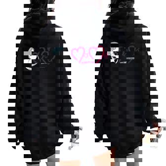 Muxote Mamá ¡Te Quiero Madre Día De La Madre Cuello Women Oversized Hoodie Back Print - Regaloses