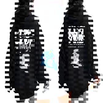Narval Je Ne Suis Pas Bizarre Je Suis Édition Limitée Sweat à capuche oversize pour femme avec imprimé dans le dos - Cadeauxyz